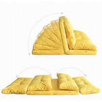 Raj Furniture Foldable Lazy Little Sofa Bed Sheet Double-Purpose Small Apartment Bedroom Multi-Functional Japanese Multifunctional Adult Economy, B, 120Cm