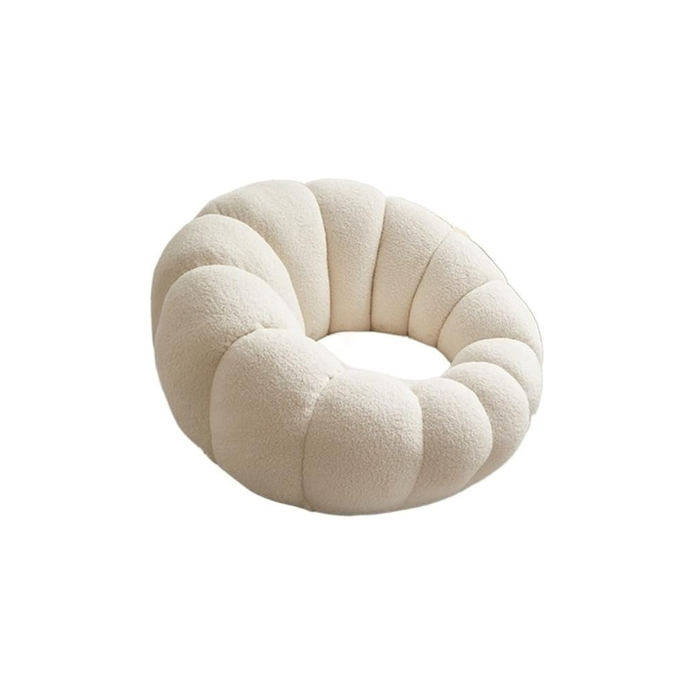 Raj Furniture Dorm Chair Sofa Pumpkin Chair Single Lamb Velvet White Bedroom Balcony Leisure Sofa Chair Home Furniture