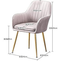 Raj Furniture Dining Room Chairs Living Room Chair Velve Fabric Chair For Hotel Restaurant And Office Visitor, Dark Blue