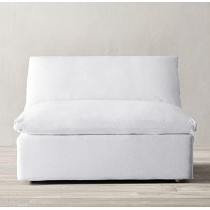 Raj Furniture Sectional Fabric White Sofa Set Furniture Modern Chaise Modular Cloud Sofa