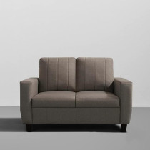 Raj Furniture Modern Fabric Sofa, 2 Seater, Pebble Brown