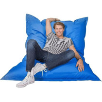 Raj Furniture Rectangle Floating Waterproof Cushion Indoor And Outdoor Big Bean Bag, Blue