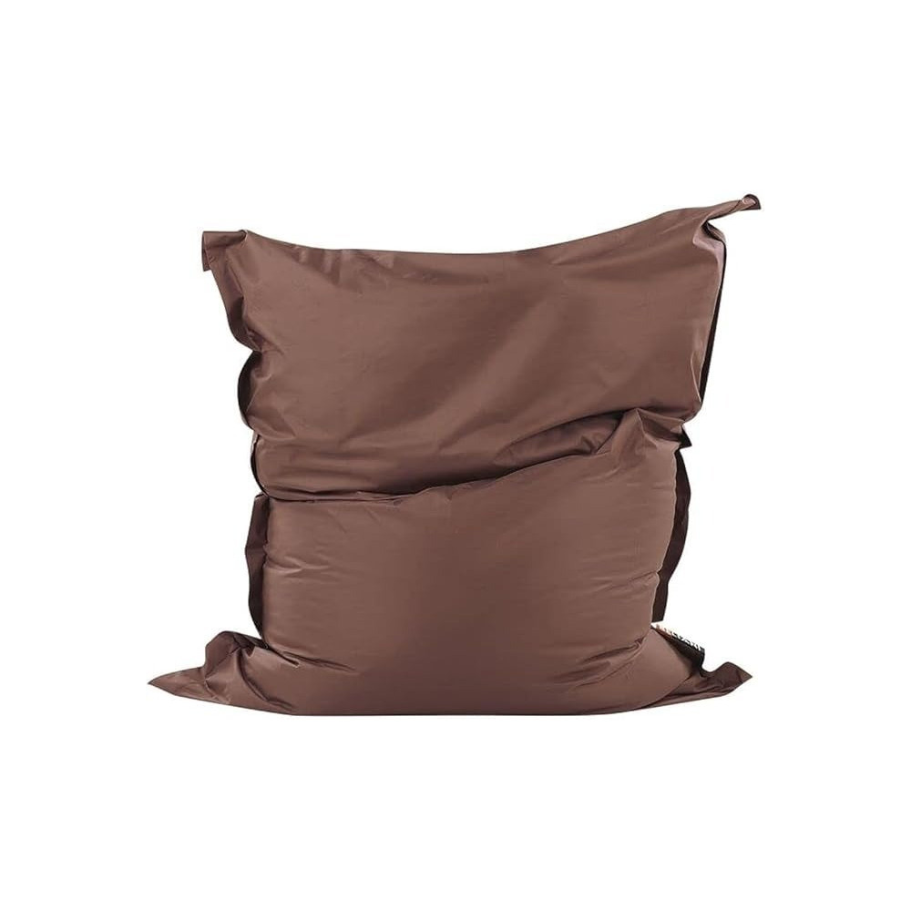 Raj Furniture Rectangle Floating Waterproof Cushion Indoor And Outdoor Big Bean Bag, Brown