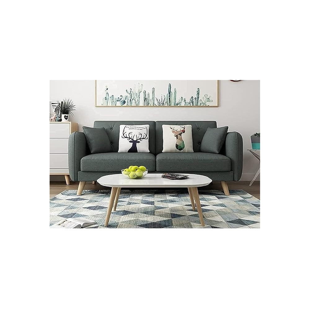 Raj Furniture Fabric Sofa Set New Design 3 Seater Sofa, Grey