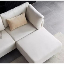 Raj Furniture U Shape Luxury Sofa Set Modern Design Furniture Sectional Couch Living Room Sofa, Beige