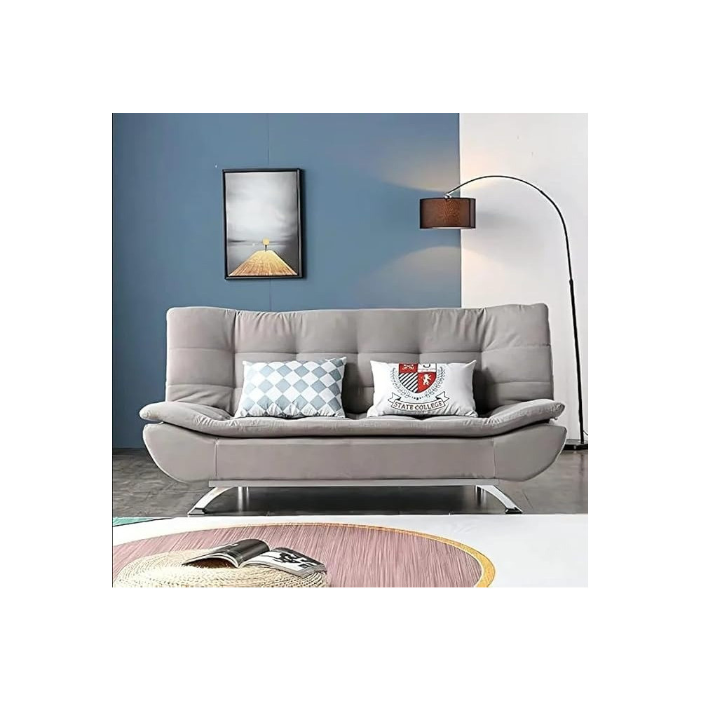 Raj Furniture Simple Design Living Room Sofa, Grey