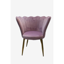 Raj Furniture Flower Shaped Long Leg Chairs, Pink
