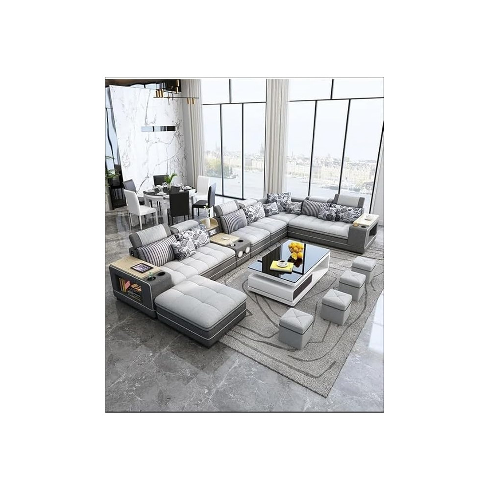 Ripple Furniture Luxury Modern Sofa Set