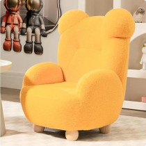 Ripple Furniture Kids Adorable Cartoon Bear Sofa Chair A Cozy and Cute Seating Solution, Yellow