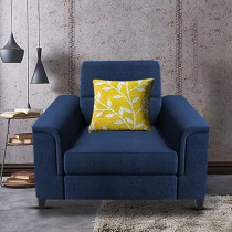 Raj Furniture Single Seater Sofa For Living Room, Blue