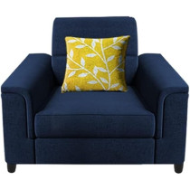 Raj Furniture Single Seater Sofa For Living Room, Blue