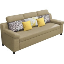 Raj Furniture Luxury 3 Seater Sofa For Living Room In Premium Fabric, Cream