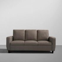 Raj Furniture Modern Fabric Sofa 3+2+1 Seater, Pebble Brown