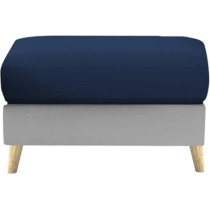 Raj Furniture Luxury 6 Seater L Shape Sofa Set For Living Room In Premium Fabric (LHS, Blue Grey)