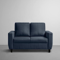 Raj Furniture Modern Fabric Sofa, 2 Seater, Ocean Blue