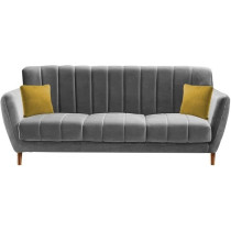 Raj Furniture 3 Seater Sofa Set For Living Room (Grey)