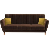 Raj Furniture 3 Seater Sofa Set For Living Room, Brown