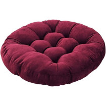 Raj Furniture Round Shape Chair Cushions, Burg