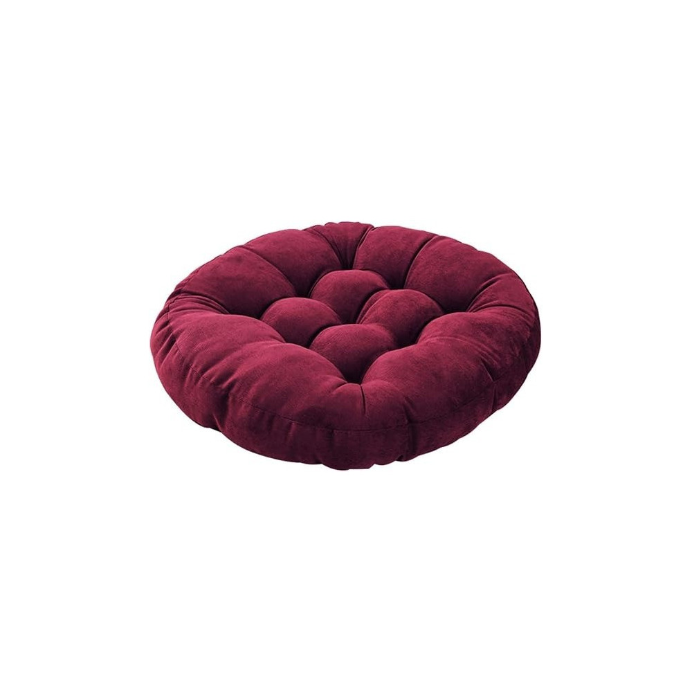 Raj Furniture Round Shape Chair Cushions, Burg
