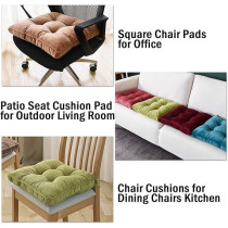 Raj Furniture Square Shape Chair Cushions, Set Of 2, Dark Grey