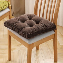 Raj Furniture Square Shape Chair Cushions, Set Of 2, Coffee