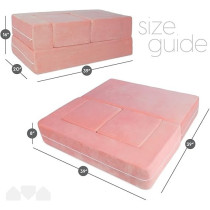 Milliard Modular Kids Sofa For Toddler And Baby With Pillow, Pink