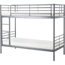 Karnak Bunk Bed Steel And Mattress Dimension 90 x 190 Cm