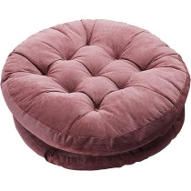 Raj Furniture Round Shape Hanging Chair Cushions, Set Of 2, Coral Pink