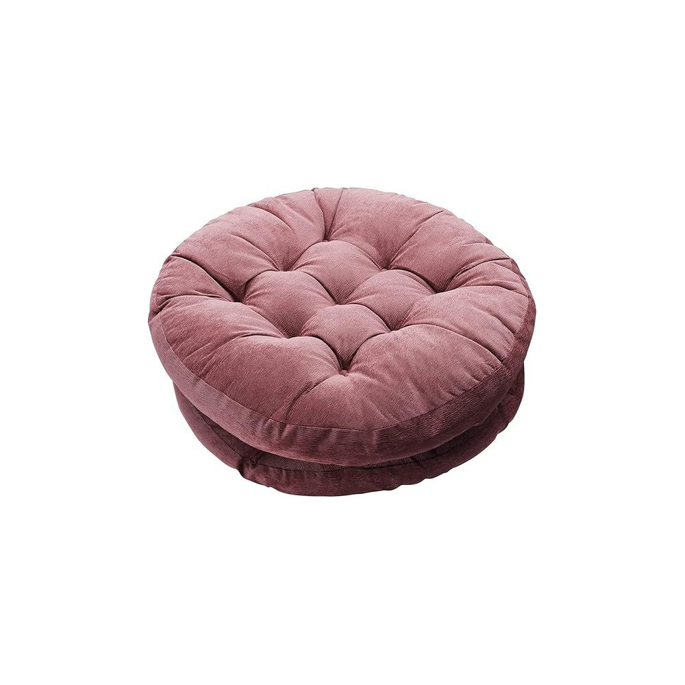 Raj Furniture Round Shape Hanging Chair Cushions, Set Of 2, Coral Pink
