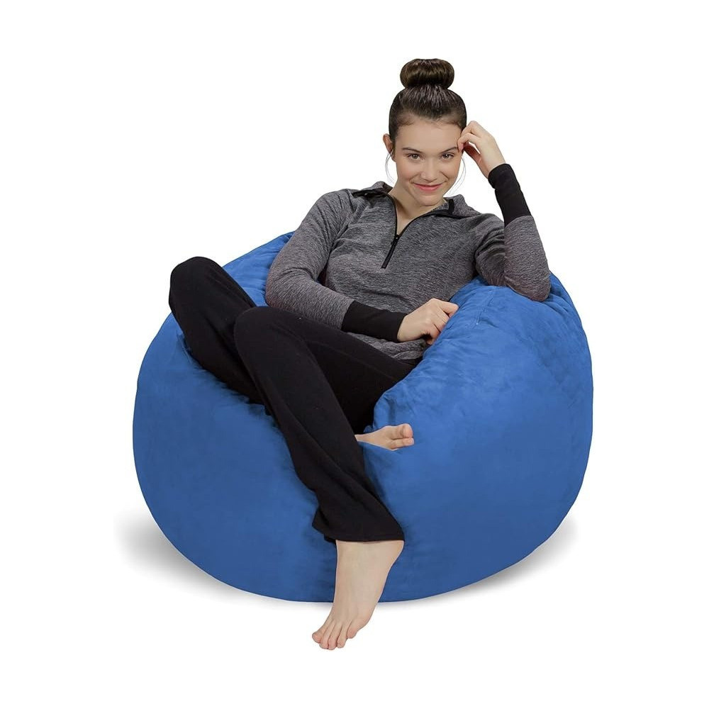 Sofa Sack Ultra Soft Bean Bag Chair, Royal Blue