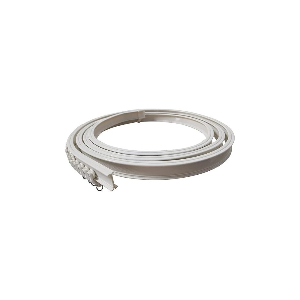 Poppins Home Flexible Bendable Ceiling Curtain Track, 3 Meters