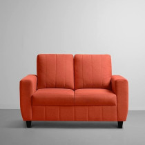 Raj Furniture Modern Fabric Sofa 6 Seater, Orange