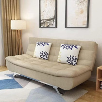 Raj Furniture Modern Style Versatile Folding Sofa Bed With Fabric Upholstery, Cream