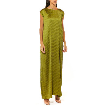 Green Armani Silk Under Dress