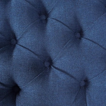 Christopher Knight Home Fabric Storage Ottoman, Dark Blue, 17.75D X 51.5W X 15.75H