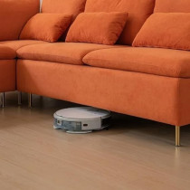 Raj Furniture L-Shaped Living Room Sofa, Orange