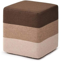 Raj Furniture Creative Ottoman Pouffe Stool, Brown