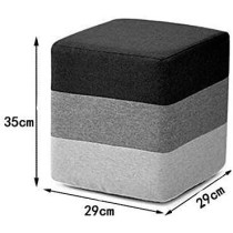 Raj Furniture Creative Ottoman Pouffe Stool, Brown