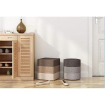 Raj Furniture Creative Ottoman Pouffe Stool, Brown