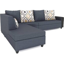 Raj Furniture LHS 5 Seater Sofa For Living Room, Grey