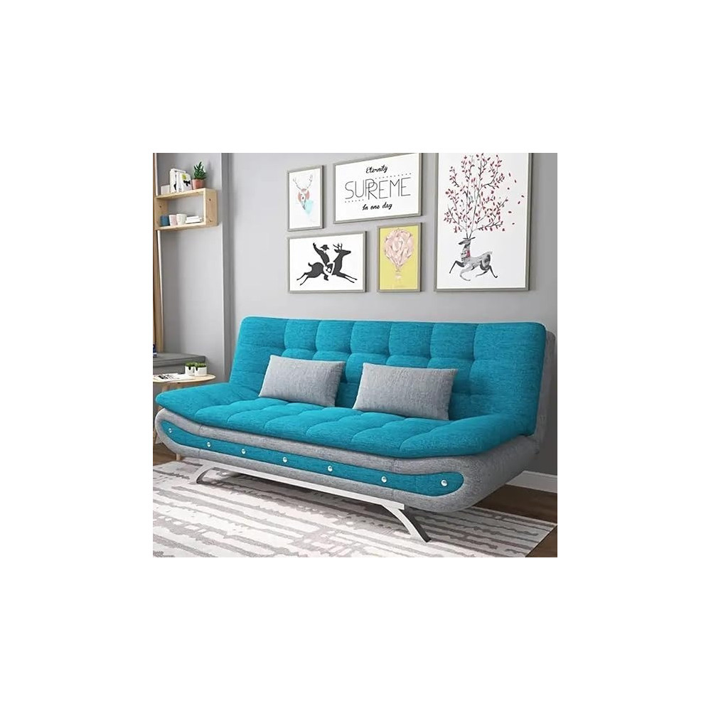 Ripple Furniture Stylish Sofa Bed For Versatile Living Cozy Sofa Turns Bed Comfort For Sitting Or Sleeping, Midnight Blue