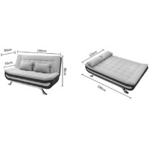 Ripple Furniture Stylish Sofa Bed For Versatile Living Cozy Sofa Turns Bed Comfort For Sitting Or Sleeping, Midnight Blue