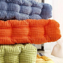 Raj Furniture Square Shape EPE Filled Chair Pads, Orange