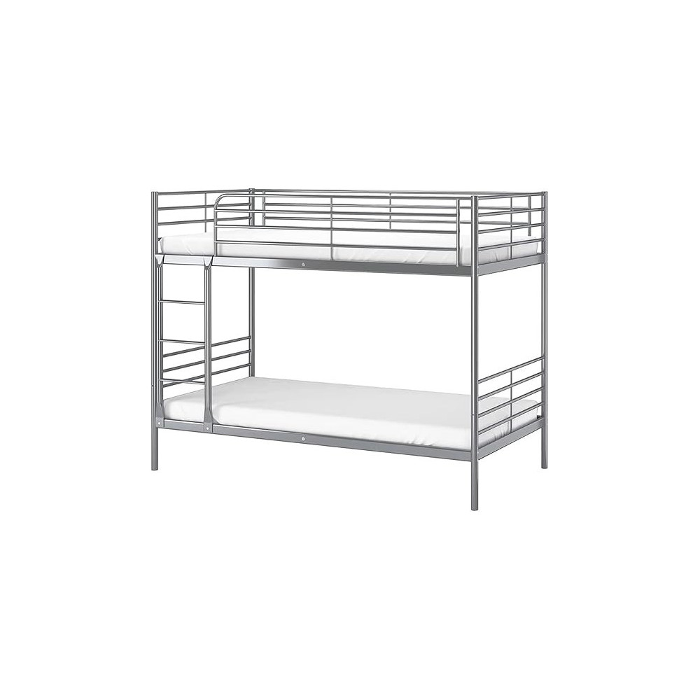 Karnak Bunk Bed Heavy Duty Silver, 90 x 190 Cm
