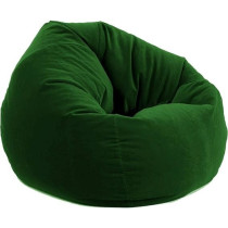 Poppins Home Bean Bag Soft And Comfortable Lounger Chair Living Room Furniture And Outdoor Furniture, Green