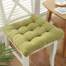 Raj Furniture Square Shape Floor Pillow Set Of 2, 22 x 22 Inch, Green