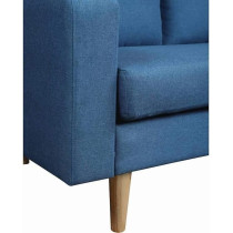 Raj Furniture Studio Luxe L-Shaped Sectional Sofa With Reversible Chaise, Royal Blue, 194 x 128 x 87 cm