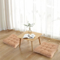 Raj Furniture Square Shape Chair Cushions Set Of 2, Light Brown, 22 x 22 Inch