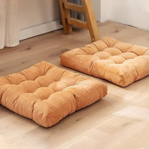 Raj Furniture Square Shape Chair Cushions Set Of 2, Light Brown, 22 x 22 Inch