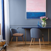 Raj Furniture Square Shape Chair Cushions, Set Of 2, Coffee, 18 x 18 Inch